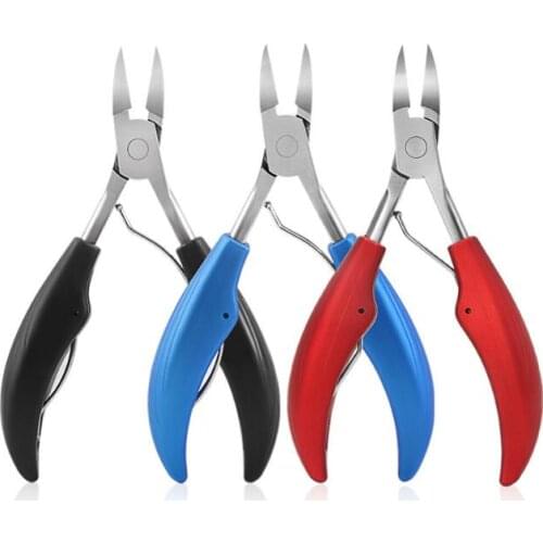 50Pcs/Lot Eagle Nose Pliers Nail Clippers Trimming Knife Pedicure Forceps Cuticle Nipper Dead Skin Scissors Manicure Tool HA2198