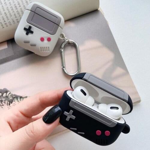 HOCE Case For AirPods 1 2 Pro Game Console AirPods Pro Case Cover Keychain Silicone Protection Support Wireless Charging Cases