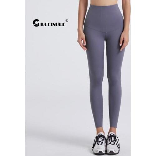 CHRLEISURE Tight Yoga Pants High Waist Hip Lift External Wear Running Yoga Womens Pants Breathable Quick Dry Gym Sportswear