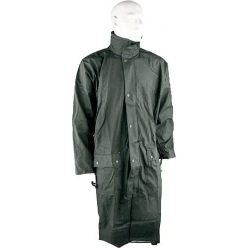 Long raincoat poncho trench coat men rainproof wind pvc
