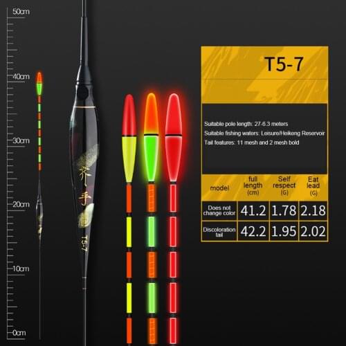Electric Fishing Floats High Sensitivity Color Changing Fishing Buoy Bobber Lure Sea Fishing Luminous Electric Fishing Floats