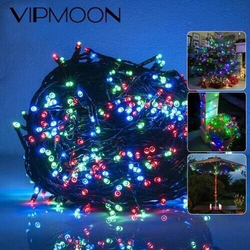 Solar String Lamps For Garden Waterproof Outdoor Lighting 5M 7M 12M 22M 6V Christmas Xmas Holiday Decoration Fairy Solar Battery