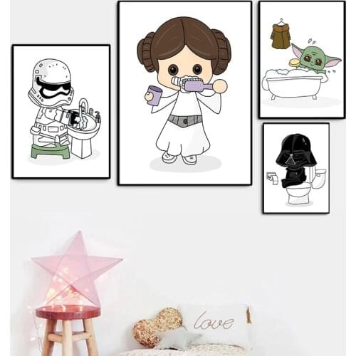 Marvel cartoon canvas painting superhero posters and prints art print mural pictures boy room home wall decoration kids gifts