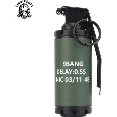 Tactical Smoke Bomb Simulation Model Hollow Can Be Filled Adapt To MOLLE System ABS Military Airsoft Shooting Hunting Paintball