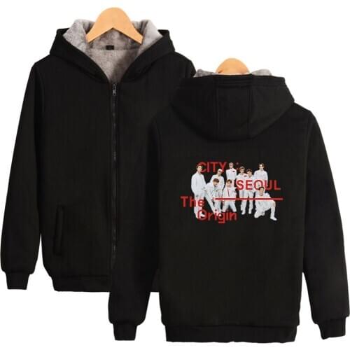 Nct 127 Kpop Winter Parkas Women/Men Fashion Long Sleeve Zipper Hooded Coats 2019 Hot Sale Casual Trendy Streetwear Warm Clothes