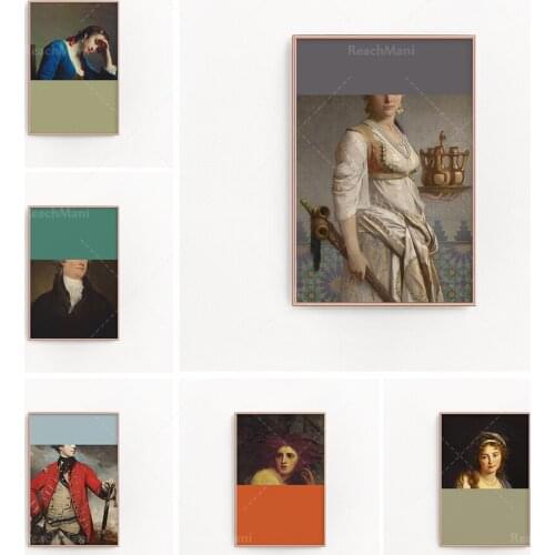 Quirky Bedroom Wall Art Download, Décor, Altered Art Prints, Antique Oil Painting Downloadable Prints, Printable Vintage Portra