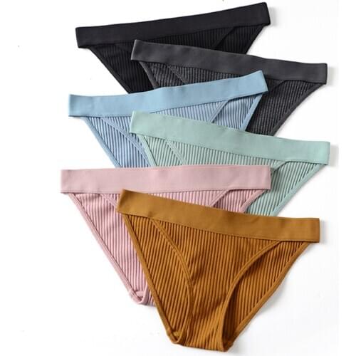 Underwear Female Yoga Sexy Lingerie Pantys for Woman Briefs Intimates Panties Running Cotton Solid Underpants Women Panties