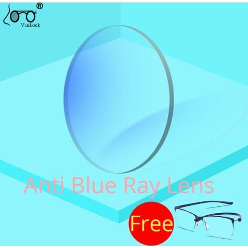 Prescription Glasses Women Optical Frames Spectacle Frames For Men 1.56 Anti Blue Ray Eyeglasses Lens