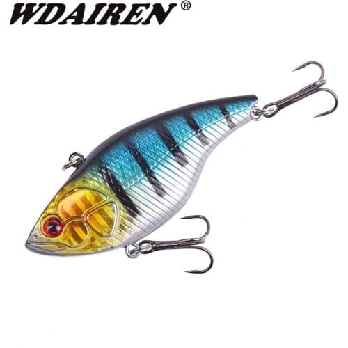 1Pcs Winter Sinking VIB Fishing Lure 72mm 18g Artificial Hard Bait With Lead Inside Lead Vibration Wobbler Pesca Fishing Tackle