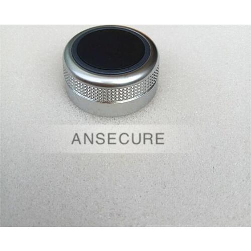 Silver Main Menu Multimedia Rotary Control Switch Knob Cap Cover Without navigation For Audi A6 C6 D3 A8 Q7 4F0919069A