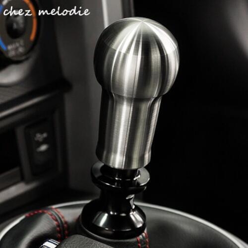 Lengthening model Brushed aluminium alloy Gearshift knob fitting Subaru BRZ WRX STI/Toyota GT86, 89mm height