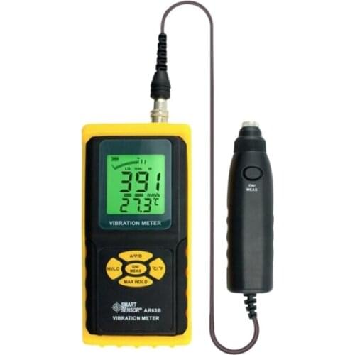 Smart Sensor AR63B Digital Precision Vibration Meter Tester Gauge Analyzer