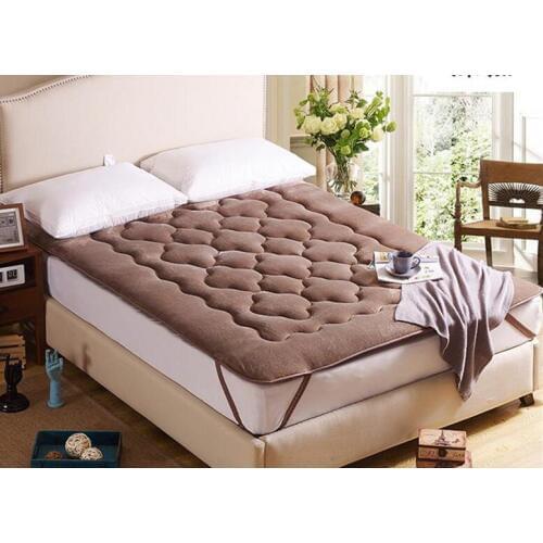 High quality Folding Tatami Thicken Farley velvet plum blossom mattress Bedding article