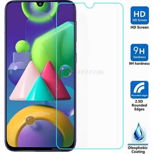 Tempered Glass For Samsung Galaxy M21 SM-M215F Screen Protector Toughened Protective Phone Film For Galaxy M 21 Screen Glass
