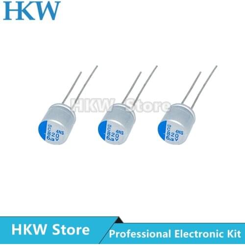 10pcs 820UF 6.3V NCC PSC Series 8x8mm Super Low ESR 6.3V820uF For Motherboard VGA Solid Capacitor NIPPON CHEMI CON 820UF6.3V
