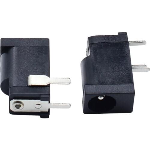 10pcs DC002 3.5*1.3mm 3.5*1.0mm 3.5*1.65mmDC Power Jack Socket Female 4 Pin panel Mount Connector DC-002