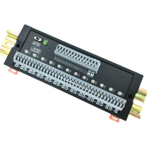 12 channel approach switch sensor terminal 2 wire 3 wire PLC input module photoelectric pinboard adapter plate NPN PNP