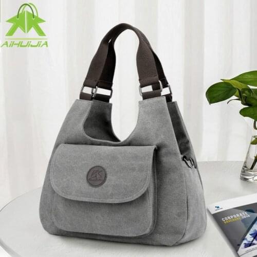 2021 Women Handbag Canvas Women Shoulder Bags Designer Womens Messenger Bags Ladies Casual Bags Clutch Purse Crossbody Purse