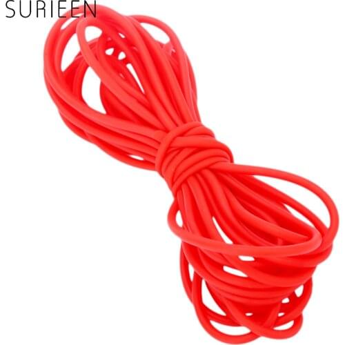 5M Hunting Slingshot Natural Latex Rubber Tube Catapult Sling Shot Rubber Band Elastic Bungee Tube 1632 Bow Arrow Kits 1.6x3.2mm