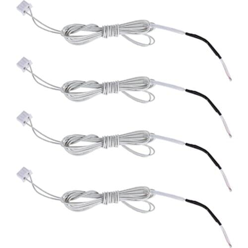 5PCS New 100CM Length 100K Resistance Thermal Cable NTC pre-wired Thermistor For 3D Printer Parts