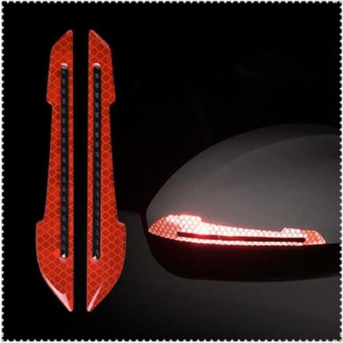 Car Reflective Strip Rearview Mirror Reflective Tape for Chevrolet Stingray Aveo5 Trax Sonic Epica Cobalt Celta Lumina HHR