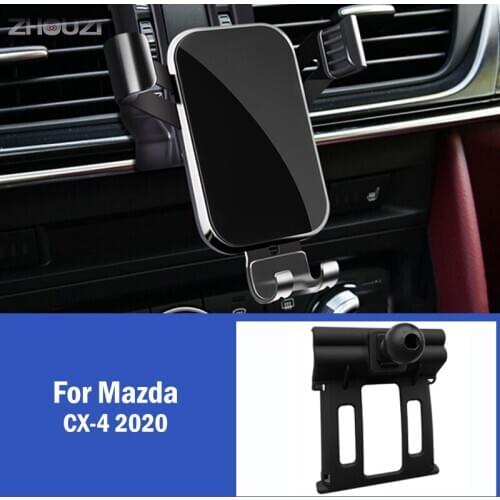 Car Mobile Phone Holder Air Vent GPS Mounts Stand Gravity Navigation Bracket For Mazda CX-4 CX 4 CX4 2020 Car Accessories