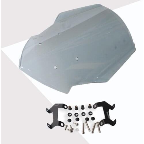 Motorcycle Windscreen Windshield Deflector for MT 07 FZ 07 FZ07 Shield Screen Protector With Bracket For Yamaha MT07 2018 2019