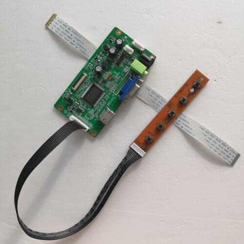 For B156XW04 V8 monitor 1366X768 DIY 30Pin Controller board SCREEN display KIT VGA DRIVER LCD EDP 15.6"