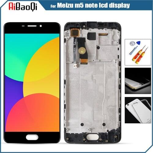 For MEIZU M5 NOTE LCD Display Touch Screen with Frame For MEIZU M5 note Display M621H M621M M621Q