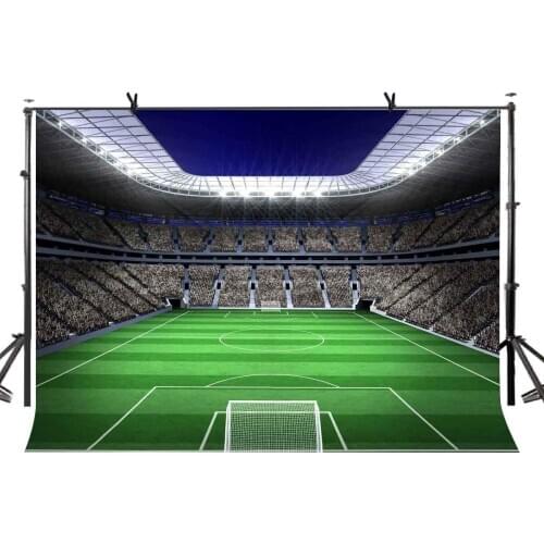 150x220cm Football Field Backdrop Luxury Football Green Yard Sports Style Photography Background