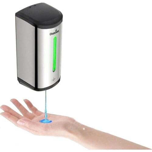 China 850ml dual power supply Wall mounted 304 stainless steel stand touchless automatic sensor liquid foaming soap dispenser