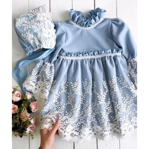 Girl Flower Princess Lace Dress Kid Baby Girls Party Wedding Pageant Gown Formal Dresses