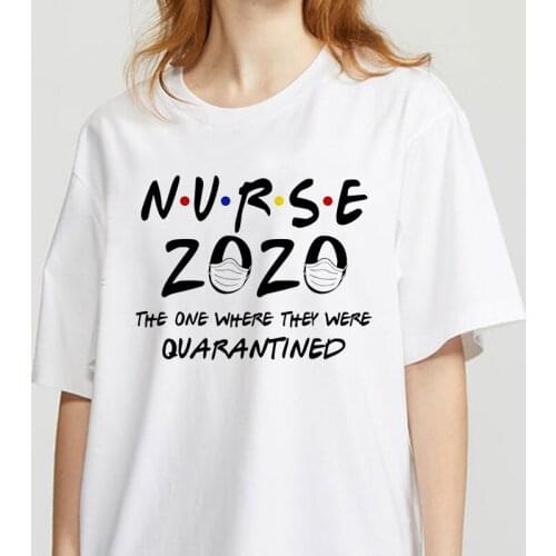 Nurse Queen Summer female T-shirt The ones who saved the world printing female T-shirt fashion T-shirt white Tshirt