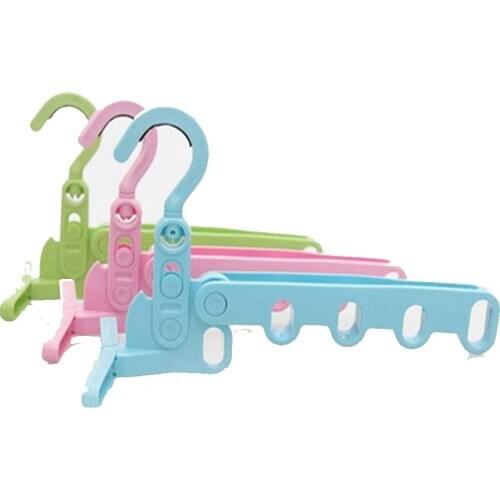 Multifunctional foldable 5 hole drying rack Colorful bathroom drying rack