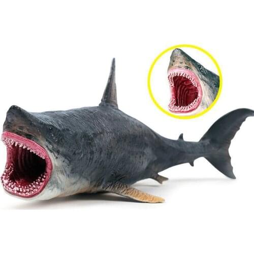 2021 Megalodon Shark Model Toys for Boys Children Classic Sea Life Ancient Animal Figure Model Doll for Kids Xmas Gift