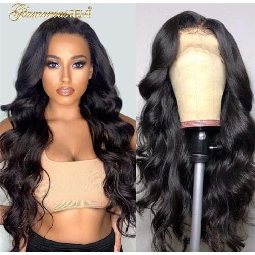 Body Wave Human Hair Wig Brazilian T Part Body Wave Wigs For Women Human Hair Density180 Side Part Human Hair Wig With Baby Hair