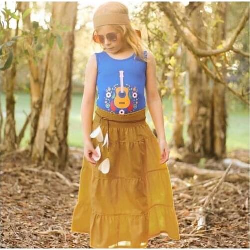 Baby Girl Dress Summer Elegant Children `s Dress Skirts Wear Swimwear Cotton Red Yellow Pink Casual Solid Clothing