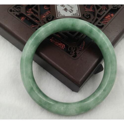 Certificate Wholesale High Quality Natural Jade Bangles Grade A Pure Natural Stone Bracelet Natural Jade Jewelry