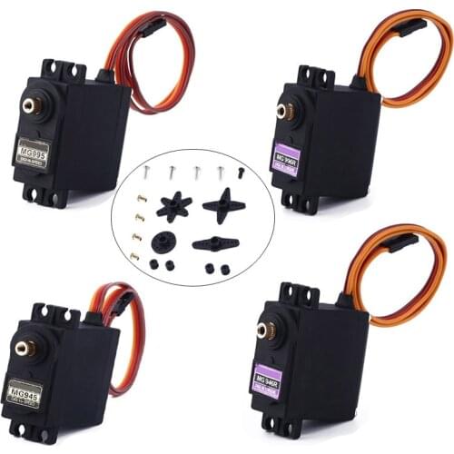 MG995 MG945 MG996R MG946R Servo metal gear 13KG for Futaba JR RC helicopter model car boat Arduino UNO Diy 1/8 1/10 Airpla