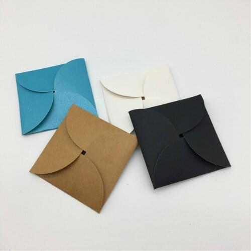 5Sets Jewelry Box Classic Earring Set Cover Wedding Earring Gift Boxes Boutique Portable Card Holder 6.5x6.5cm