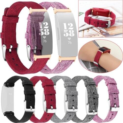Replacement Strap For Fitbit Inspire/Inspire HR Smart Watch Wristband Woven Canvas Fabric Watch Band Strap WristStrap IN STOCK