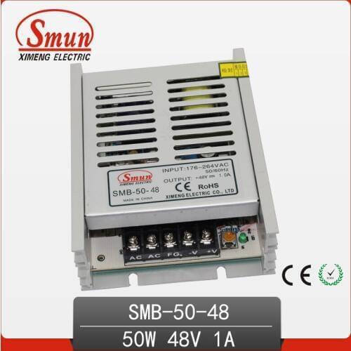 SMUN SMB-50-48 Ultra 50W 48VDC 1A Output Switching Power Supply Single Output SMPS