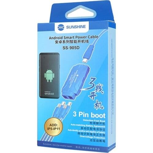 SS-905D for iPhone Android Smart Power Cable Boot Line DC Power Supply Detect Line Tools For mobile phone repair Use