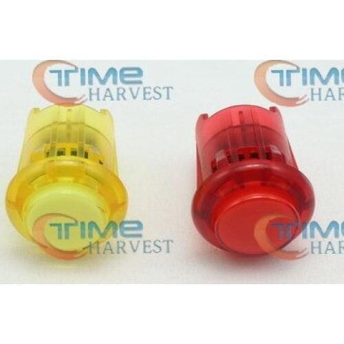 10 pcs DC +5V LED Transparency Illuminated Push Button Built-in Microswitch for Arcade Machine Accessories/Arcade Cabinet parts