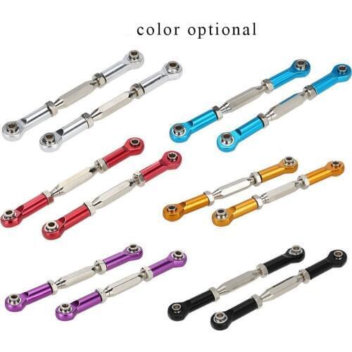 100pcs /Lot Adjustable Steering Aluminum Turnbuckle Set Linkage Rod ends For HPI BULLET3.0 ST MT WR8 Spare Upgrade Parts
