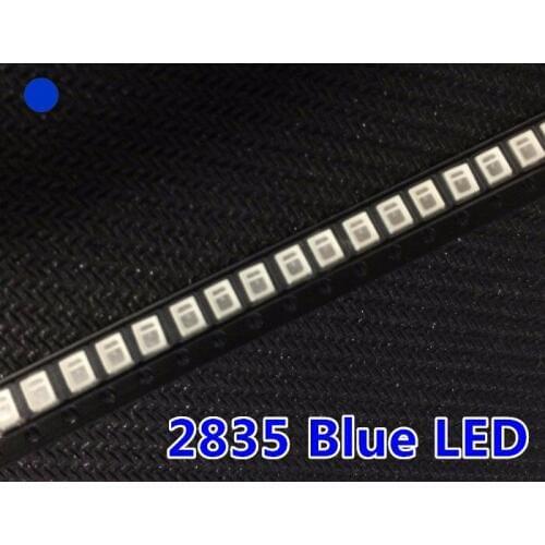 200PCS/lot SMD LED 2835 Blue Light 0.2W 460-465nm SMD 2835 LED 3.0~3.4V Blue led