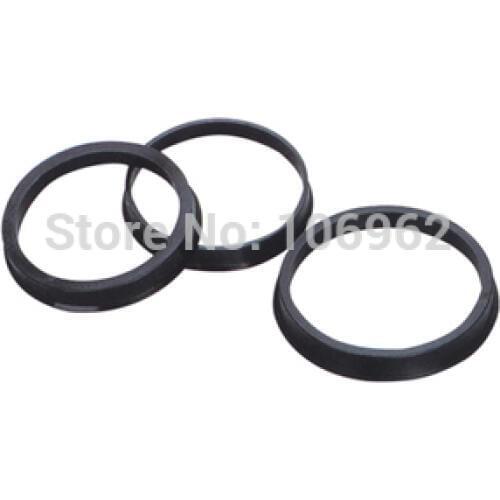 74.1-64.1mm 20pcs Black Plastic Wheel Hub Centric Ring Custom Size Available Wheel Rim Parts Accessories Wholesale Free Shipping