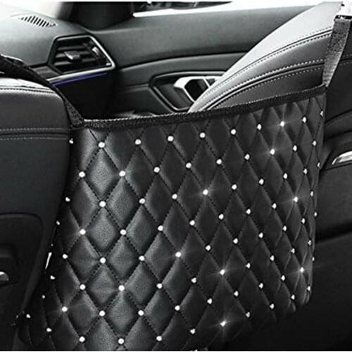 Car Seat Storage Net Pocket Car Storage Bag Middle And Rear Hanging Bag Practical Seat Back Storage Bag