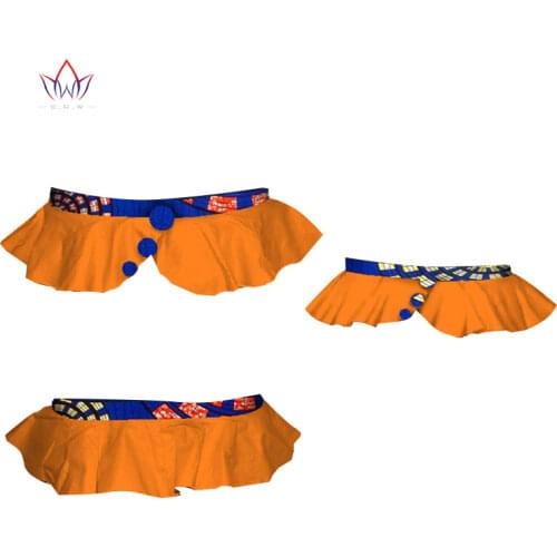 BRW 2020 African Print Obi Ankara Green Yellow Peplum Belt Button Skirts For Women Gift Handmade Statement Belt Accessory WYX11