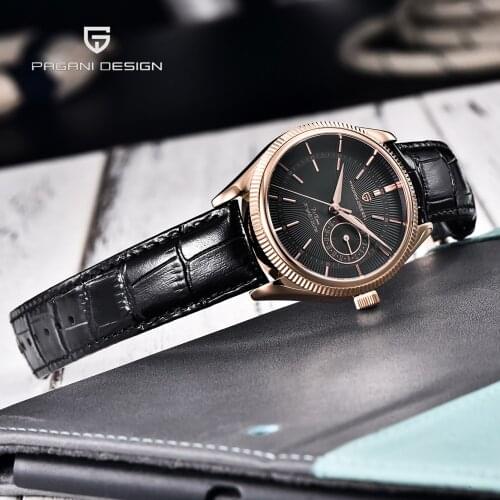 Pagani Design 2021 New Luxury Simple Mens Quartz Watch Stainless Steel Sapphire Glass Luminous Calendar Watch Relogio Masculino